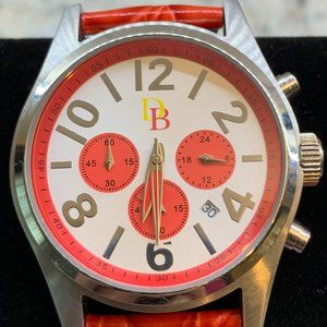 Dooney & Bourke Watch - Red Leather EUC